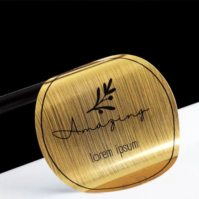 Gold foil — real finish photo