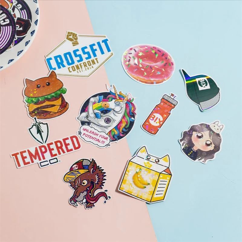 Custom die-cut stickers in many shapes and designs — Pakvel