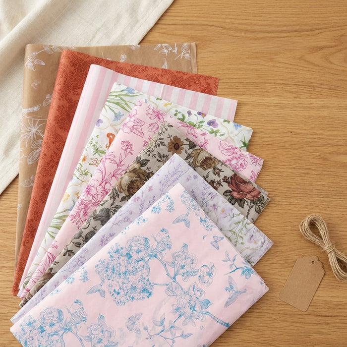 Assorted printed tissue paper